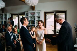 Alice & Dave's Wedding held at The Captains House, Osea Island, Essex