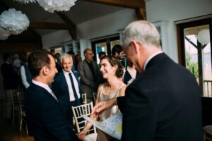 Alice & Dave's Wedding held at The Captains House, Osea Island, Essex