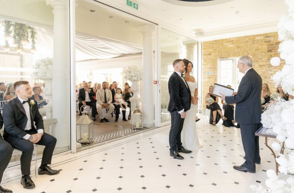 A Civil Weddings Celebration Ceremony held at Friern Manor, Dunton, Essex