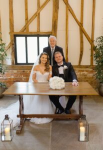A Civil Weddings Celebration Ceremony held at High House Weddings, Althorne, Essex