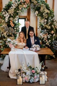 A Civil Weddings Celebration Ceremony held at High House, Althorne, Essex