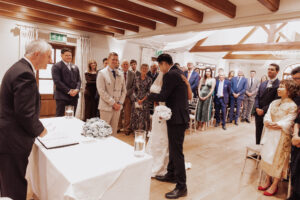 A Civil Weddings Celebration Ceremony held at Mulberry House, Chipping Ongar, Essex